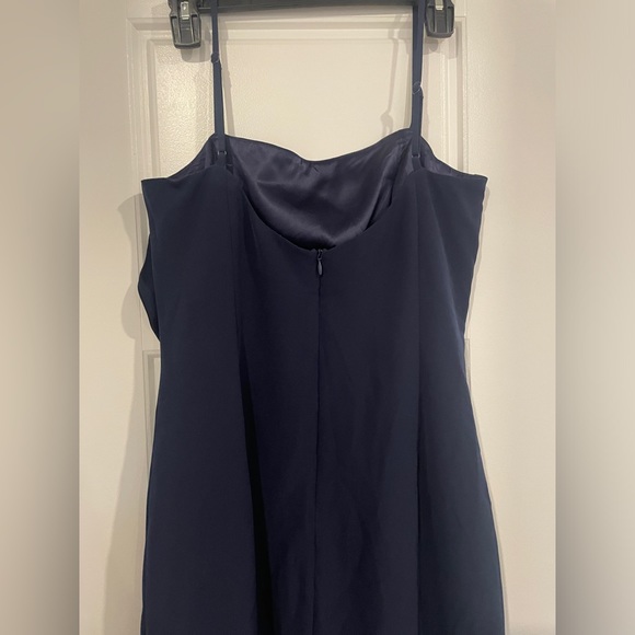 Bardot Rona midi dress in navy size large - Picture 8 of 12